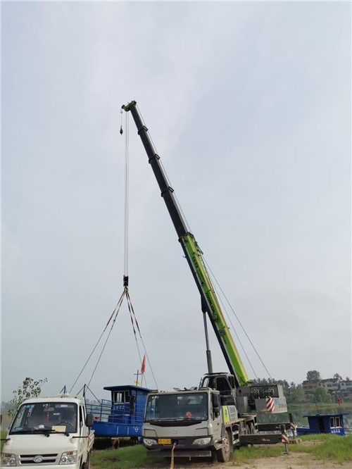 东丽区桥梁建设吊装案例